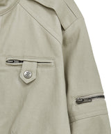 2 zip jacket (beige)