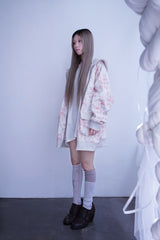 Flower Garden Waffle Hoodie