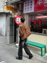 Low Crop Suede Jacket (3colors)