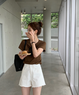 レナシルケットショートスリーブTシャツ / 8カラー