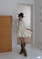 FRINGE SUEDE LONG BOOTS
