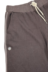WIDE SWEATPANTS - BROWN