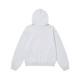 TEMPUS パッチスタンダードフードジップアップ (WHITE MELANGE)