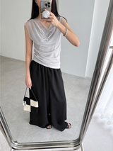 double shirring top