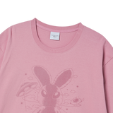 25SS SOLO RABBIT ALIEN SHORT SLEEVE T-SHIRT LIGHT PINK