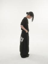 Bold 23embroidery sweat pants -3C