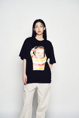 25SS ストライプセットアップルーズフィットパンツ アイボリー