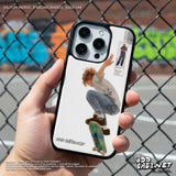 Hip Pixel Skateboard Epoxy Bumper iPhone Case