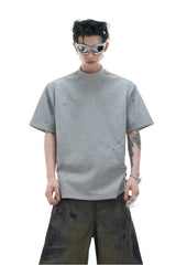 リンクルボクシーフィットTシャツ