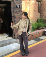 Cotton pocket cargo pants