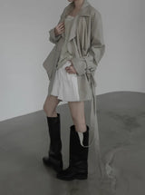 Arne Shawl Low Trench Coat
