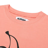 SIGNATURE BIG CHERRY CROP T-SHIRT - LIGHT ORANGE