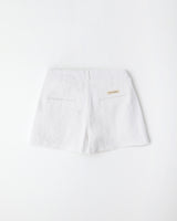 Classic linen shorts_white