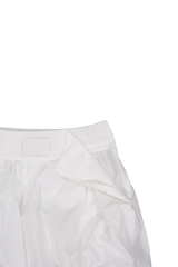 [UPDRAFT]BALLOON NYLON SKIRT WHITE