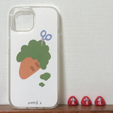 【MADE】 tangled carrot phone case / Jelly case