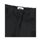 DOUBLE SIDE CARGO SWEAT PANTS [BLACK]