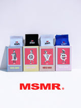 アイラブ MSMR ロゴクウォーターソックス ホワイト