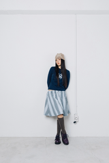 Twister Knit Beanie - Beige