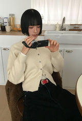 ESSENTIAL ROUND KNIT CARDIGAN