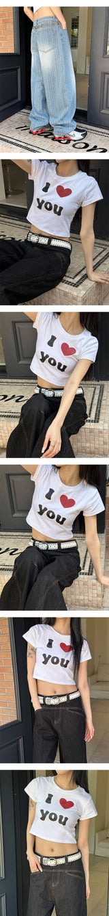 [S/S] Kitsch love half t-shirts