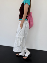 belted bermuda pants