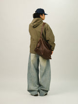 DE Hood Short Fishtail Parka