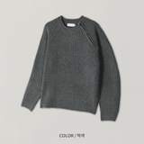 スキューダイアゴナルジッパーニット – M / L (6 Colors)