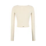 13DE MARZO Sequin Logo Tight Top
