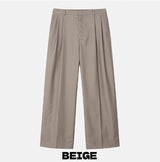 Woobin Two Tuck Wide Slacks