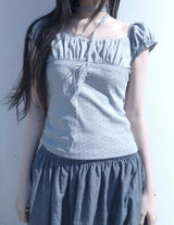 hazel scarf tee