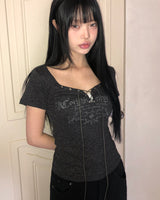 ムコン アイレット ショートスリーブ Tシャツ