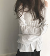 tissue - skin loose halter TOP