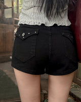 Rivet stud short pants