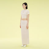 レインストライプスカート(cream)