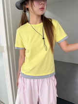 ナイン クロップ Tシャツ