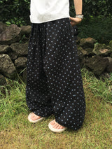 ポルカドットワイドバルーンパンツ (2c)