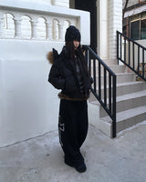 Soen Cross Beaded Fur Wide Training Long Pants