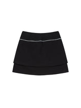 DOUBLE LAYER SKIRT (BLACK)