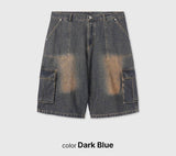 No.0770 fatigue cago denim SHORTS (3color)