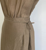26SS★ Forven Hanek Wrinkle Banding Wrap Long One Piece