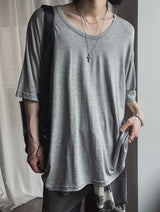 ロイディオーバーUネックショートスリーブTシャツ