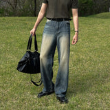 LMN Air Cool Vintage Semi-Wide Denim Pants (2 colors)