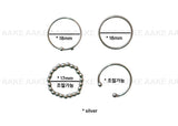 [4-SET] SILVER LAYERED RING