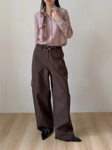 Lucia Tie See-through Blouse