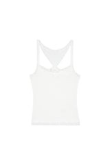 Lily lace camisole top, White
