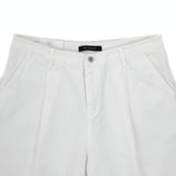 White Bermuda pants
