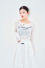 シアーロゴTシャツ