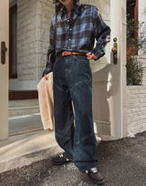Rise Fatigue Wide Denim