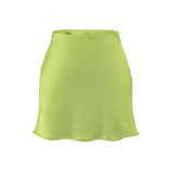 Kira Satin Mini Skirt