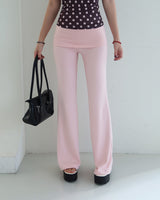 26ss Spring Roll-Up Bootcut Pants